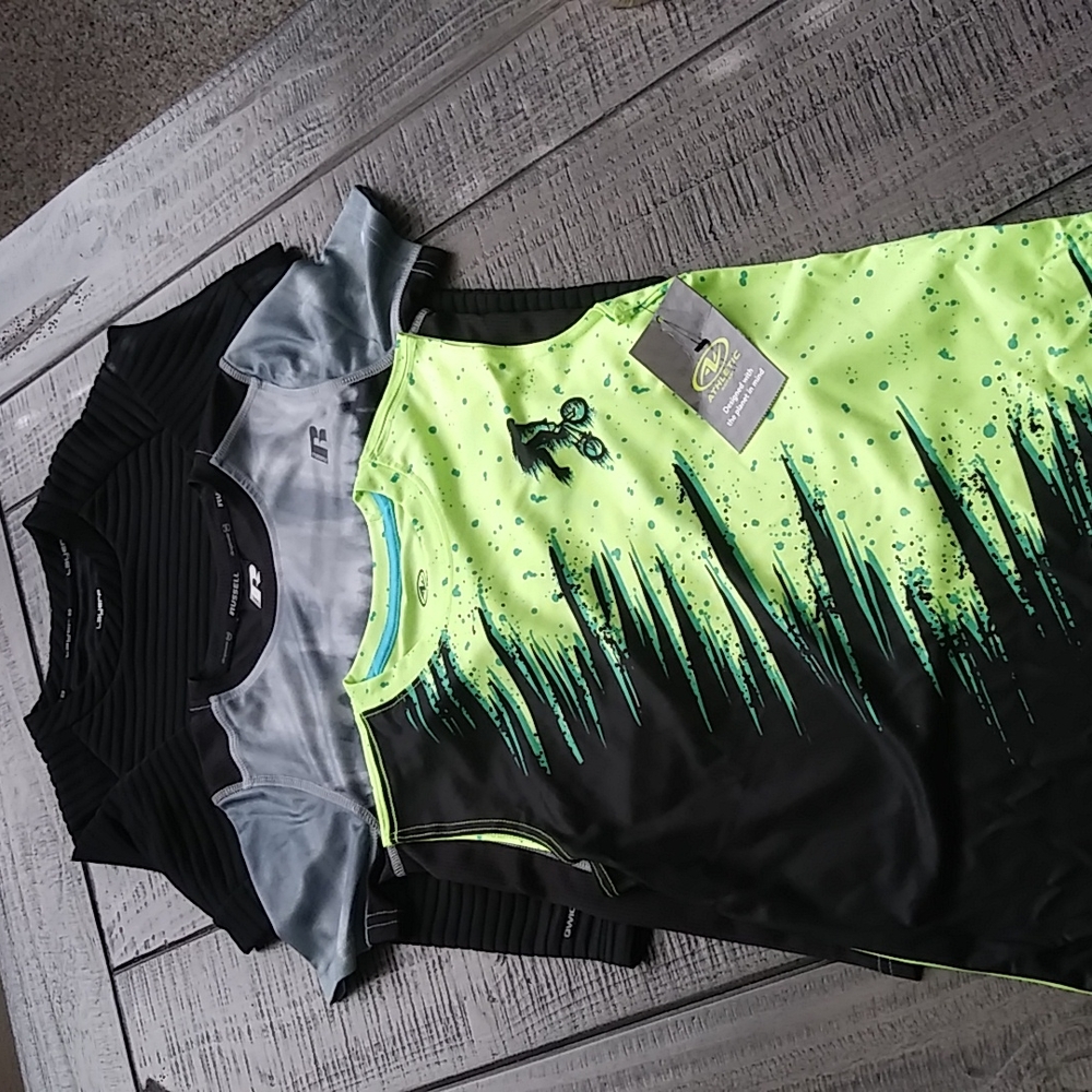Set of 3 shirts for boy size M(8).